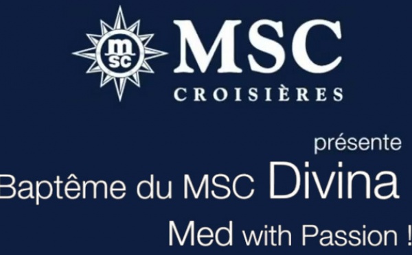 Baptême du MSC Divina, Med with Passion !