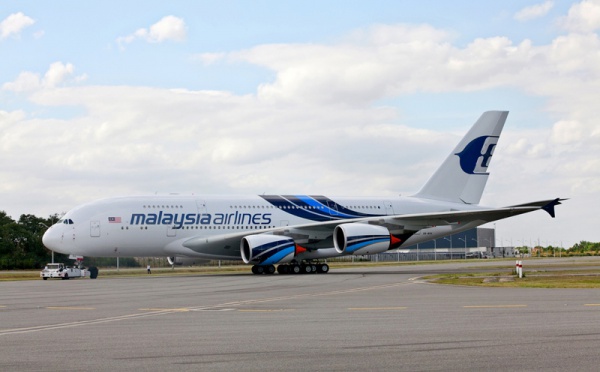 Malaysia Airlines dévoile son 1er A380