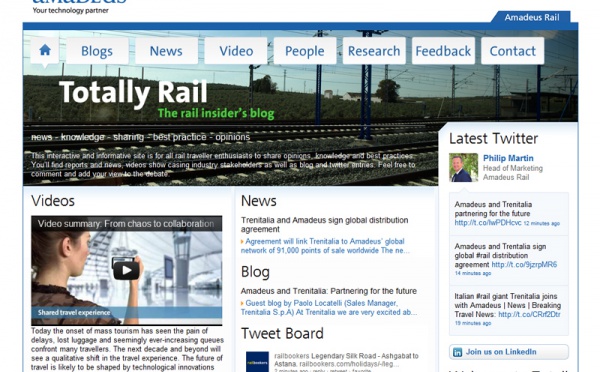 Amadeus Rail : Trenitalia va étrenner un véritable GDS pour le produit rail