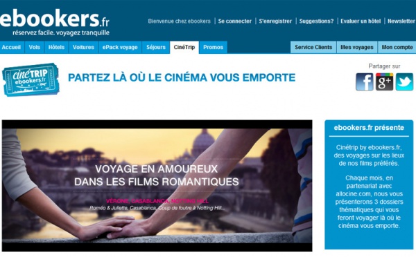 Hôtellerie : Ebookers thématise son offre autour du cinéma