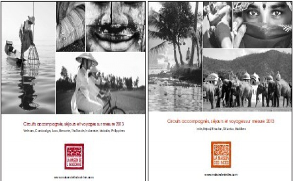 Les Maisons de l'Inde et de l'Indochine publient leurs brochures 2013