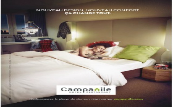Campanile lance une nouvelle campagne de pub
