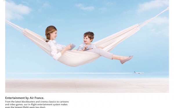 Air France : le confort au coeur de la nouvelle campagne de pub