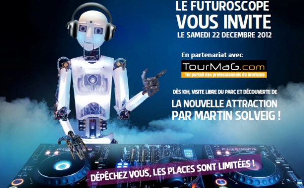 Le Futuroscope et TourMaG.com invitent les agents de voyages et leur famille à leur première Robot Party