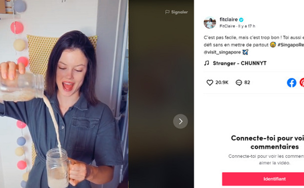 Singapour lance un challenge sur TikTok
