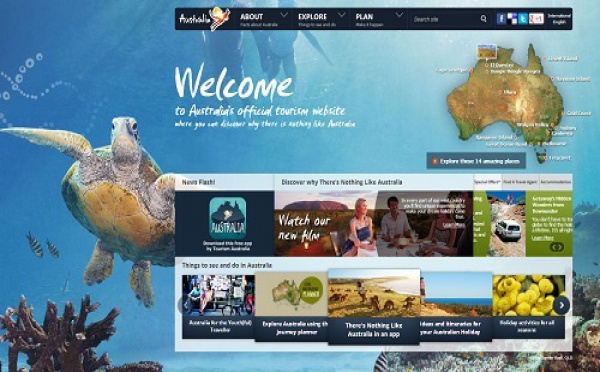Australie : Tourism Australia lance un compte Twitter et Youtube en français