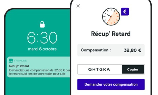 Trainline lance un service pour obtenir une compensation en cas de retard du train