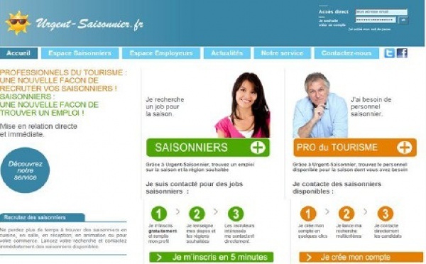 Emplois saisonniers : Urgent-Saisonnier.fr aide l'offre et la demande à se rencontrer