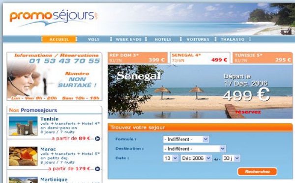 Plus Voyages mise sur le canal Internet en 2007