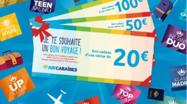 Noël : Air Caraïbes propose des bons cadeaux