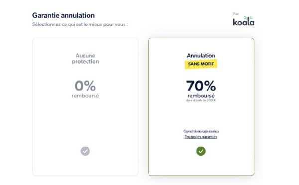 Ulysse propose un service d'annulation voyage sans aucun motif