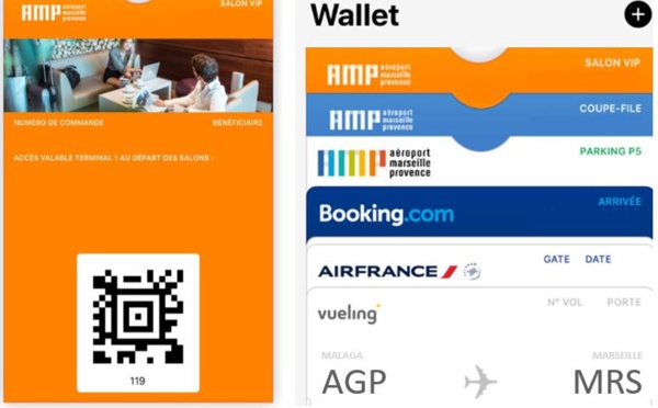 Aéroport Marseille Provence : les réservations de places de parking accessibles depuis l'appli Wallet