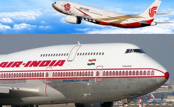 Transport aérien : Chinois qui rient... Indiens qui pleurent misère !