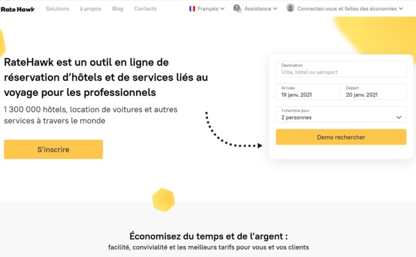 RateHawk lance la vente de billets d’avion