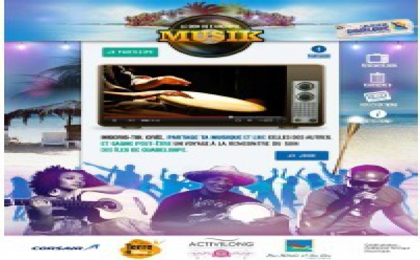 Les Îles de la Guadeloupe : jeu-concours musical sur Facebook jusqu’au 31 mars 2013