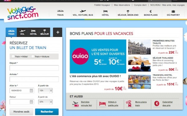 Voyages-sncf.com affiche ses ambitions européennes