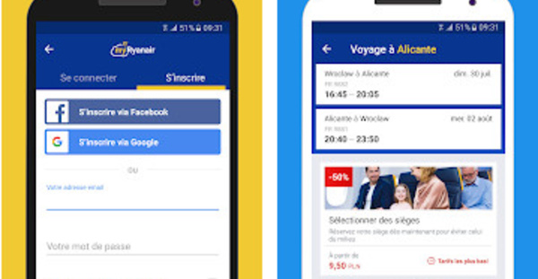 Ryanair lance un portefeuille covid sur son appli