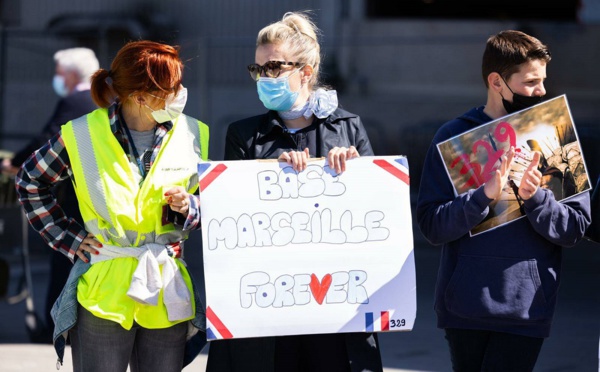 Aéroport de Marseille : le rassemblement pour sauver les bases d'Air France a été "un succès" (photos)