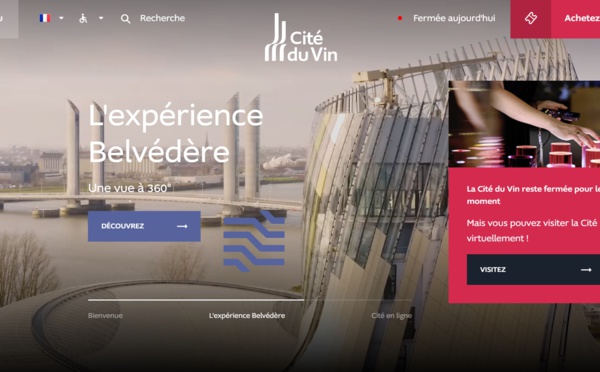 Le nouveau site de la Cité du Vin propose des visites virtuelles et une série de Podcasts !