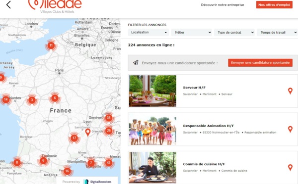 France : Miléade recrute 450 personnes pour l'été