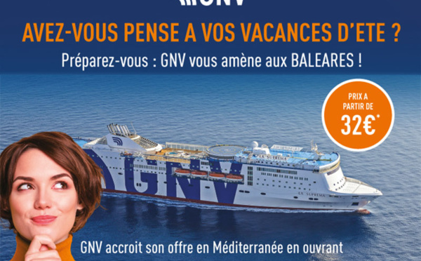 GNV ouvre les lignes pour Ibiza et Palma de Majorque