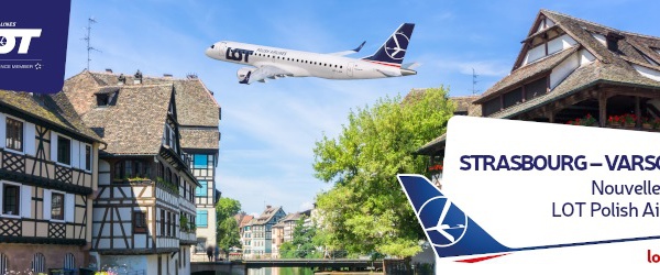 LOT Polish Airlines lance une ligne Strasbourg - Varsovie (Pologne)