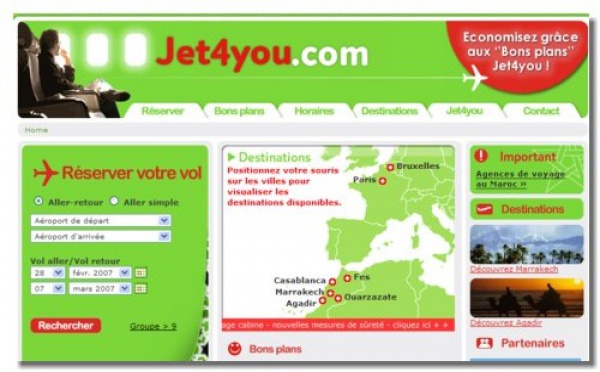 Jet4you : nouvelle ligne Marseille-Casablanca