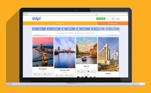 eDreams : Domingo, nouvelle application inspirationnelle