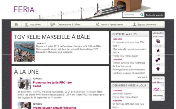 SNCF : le site FERIA fait peau neuve