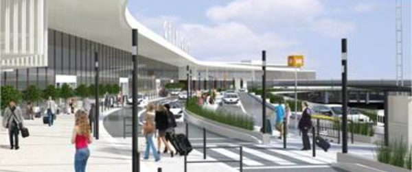 Orly : ADP réaménage l'accès routier au niveau Départs du Terminal Ouest