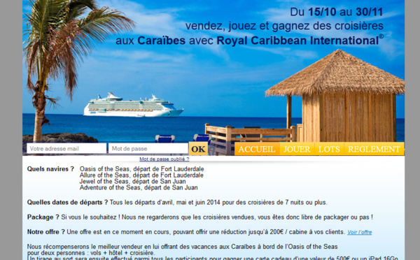 Royal Caribbean fait gagner un voyage aux Caraïbes !