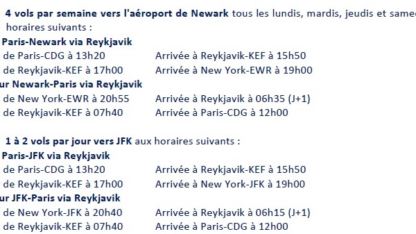 New-York : Icelandair vole vers Newark depuis le 28 octobre 2013