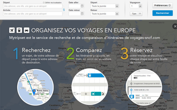 MyTripSet : Voyages-Sncf.com signe un partenariat avec HERE