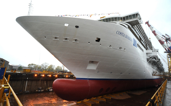 Croisière : le Costa Diadema mis à flot