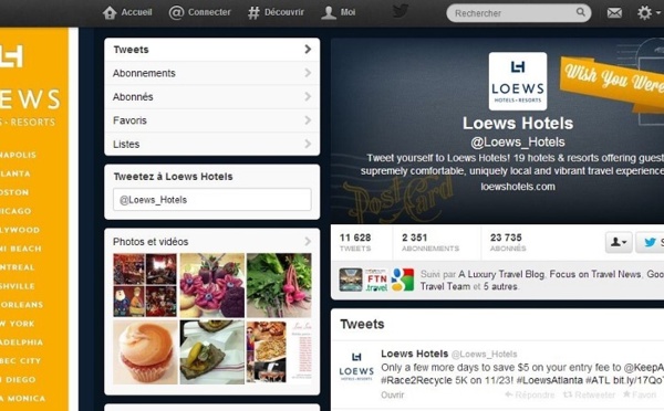 Hôtellerie : Twitter devient un canal de distribution