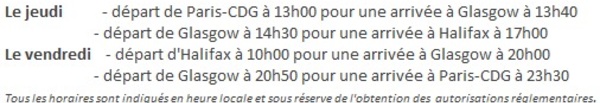 Europe Airpost : vols Paris-Halifax, via Glasgow, pour l'été 2014