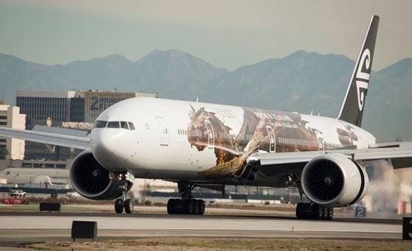 Air New Zealand capitalise sur le cinéma et le rugby