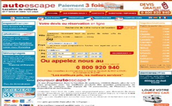 Auto Escape : le chiffre d'affaires décolle au 1er semestre