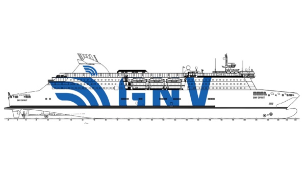 GNV : nouveau navire le GNV Spirit