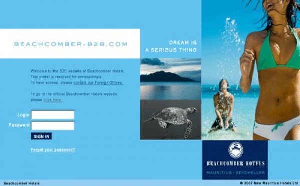 Beachcomber Hotels lance son site B2B
