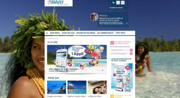 Tahiti Tourisme réorganise et modernise son site Internet