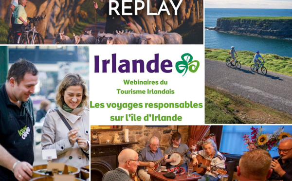 Webinaire Tourisme Irlandais - Voyages responsables en Irlande - 05 avril 2022