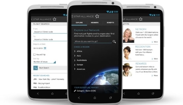 L'application Star Alliance disponible sur Android