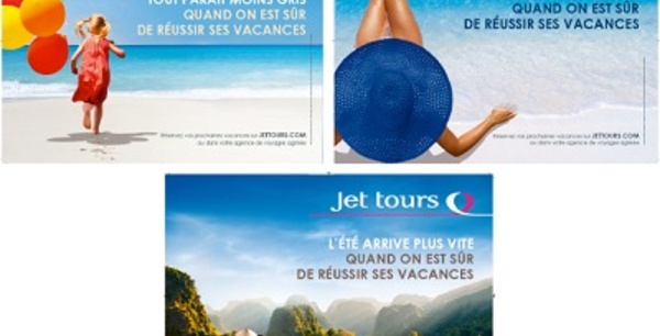 Jet tours : campagne d'affichage sur les bus du 10 mars au 2 avril 2014