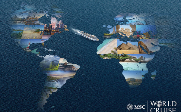 MSC Croisières innove avec une nouvelle formule « séjour &amp; croisière » dès cet été, et ouvre les ventes de sa croisière Tour du Monde 2024