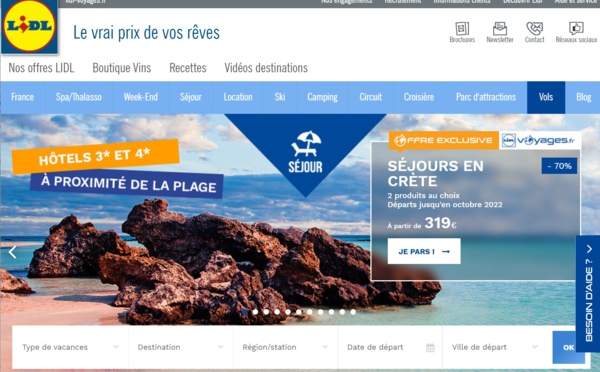 Lidl Voyages : Espagne, Grèce Tunisie, trio gagnant de l'été