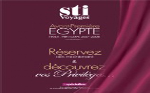 STI Voyages : nouvelle production Egypte 2007/2008