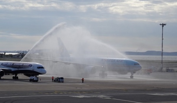 Le premier vol charter en provenance de la Corée du Sud atterrit à Marseille Provence