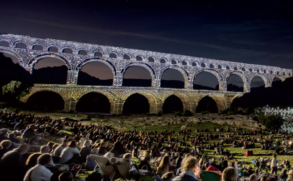 Site du Pont du Gard, Son et Lumières © NCHAVANCE Groupe F