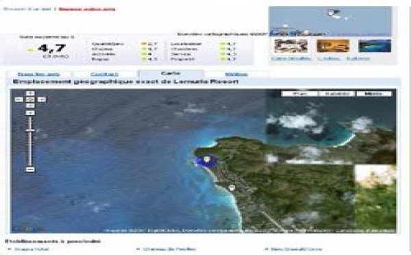 Vinivi : géolocalisation des hôtels